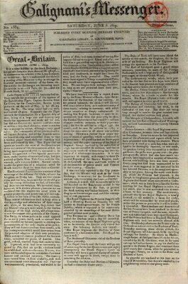 Galignani's messenger Samstag 5. Juni 1819