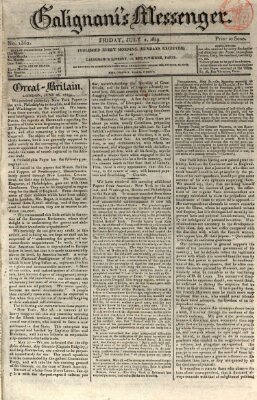 Galignani's messenger Freitag 2. Juli 1819