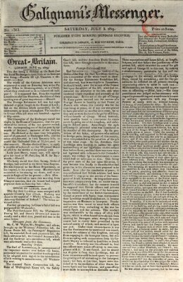 Galignani's messenger Samstag 3. Juli 1819