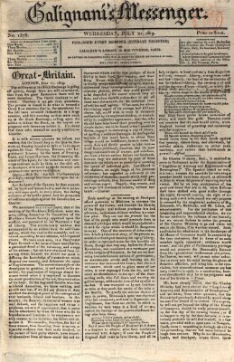 Galignani's messenger Mittwoch 21. Juli 1819