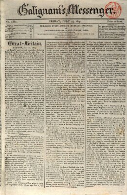 Galignani's messenger Freitag 23. Juli 1819