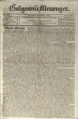 Galignani's messenger Samstag 7. August 1819