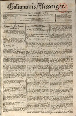 Galignani's messenger Dienstag 19. Oktober 1819