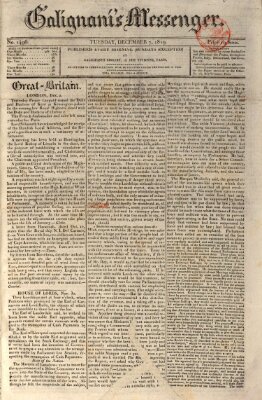 Galignani's messenger Dienstag 7. Dezember 1819