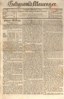 Galignani's messenger Dienstag 11. Januar 1820