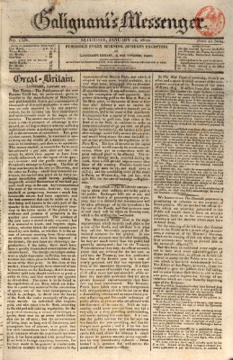 Galignani's messenger Samstag 15. Januar 1820