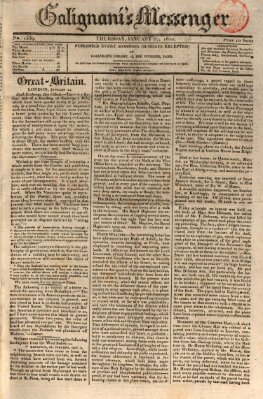 Galignani's messenger Donnerstag 27. Januar 1820