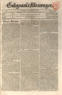 Galignani's messenger Dienstag 3. Oktober 1820