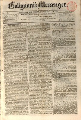 Galignani's messenger Freitag 3. November 1820