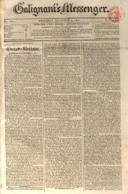 Galignani's messenger Samstag 9. Dezember 1820