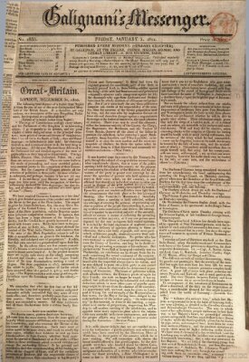 Galignani's messenger Freitag 5. Januar 1821