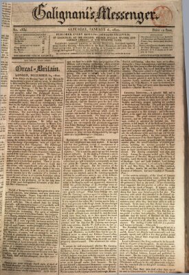 Galignani's messenger Samstag 6. Januar 1821