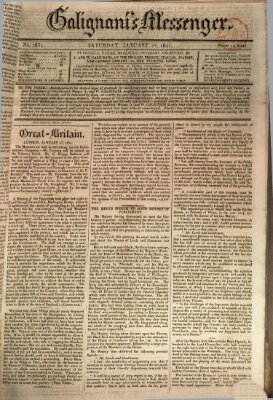 Galignani's messenger Samstag 27. Januar 1821