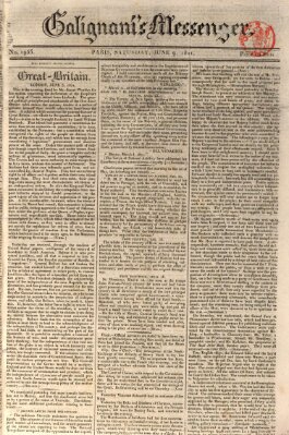 Galignani's messenger Samstag 9. Juni 1821