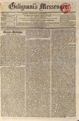 Galignani's messenger Dienstag 9. Oktober 1821