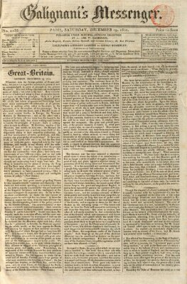 Galignani's messenger Samstag 29. Dezember 1821