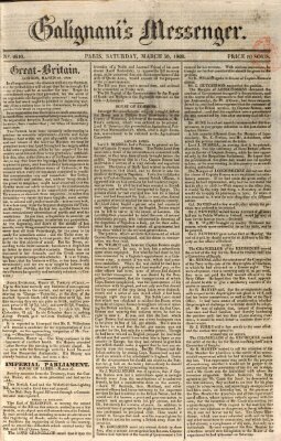 Galignani's messenger Samstag 30. März 1822