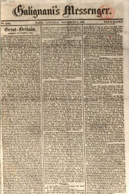 Galignani's messenger Samstag 9. November 1822