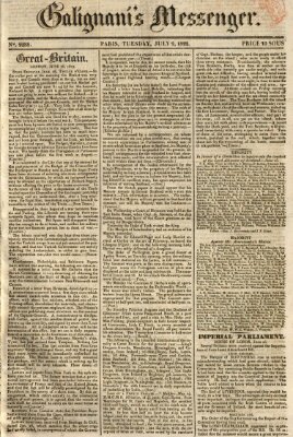 Galignani's messenger Dienstag 2. Juli 1822