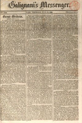 Galignani's messenger Donnerstag 18. Juli 1822