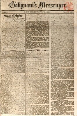 Galignani's messenger Samstag 20. Juli 1822