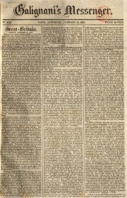 Galignani's messenger Samstag 18. Januar 1823