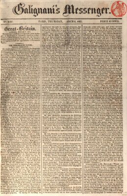 Galignani's messenger Donnerstag 6. März 1823