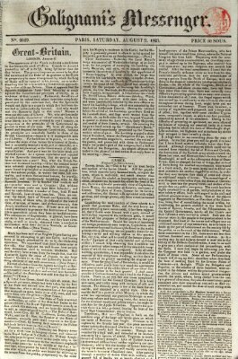 Galignani's messenger Samstag 9. August 1823