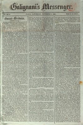 Galignani's messenger Samstag 4. Oktober 1823