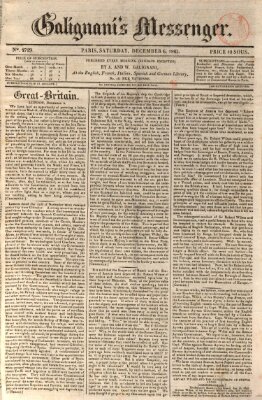 Galignani's messenger Samstag 6. Dezember 1823