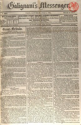 Galignani's messenger Samstag 3. Juli 1824