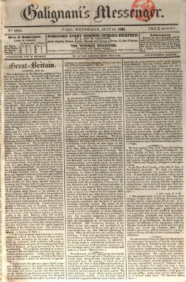 Galignani's messenger Mittwoch 14. Juli 1824