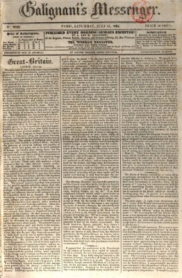 Galignani's messenger Samstag 31. Juli 1824