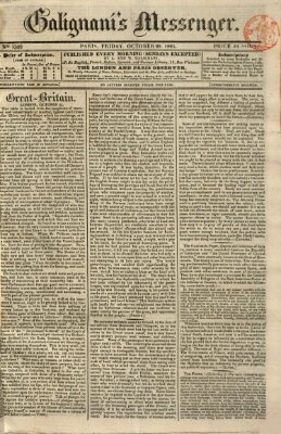 Galignani's messenger Freitag 28. Oktober 1825