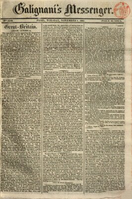 Galignani's messenger Dienstag 1. November 1825