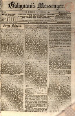 Galignani's messenger Dienstag 8. November 1825