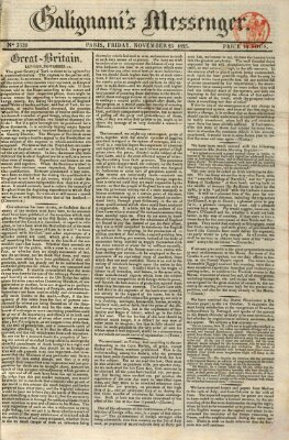 Galignani's messenger Freitag 25. November 1825