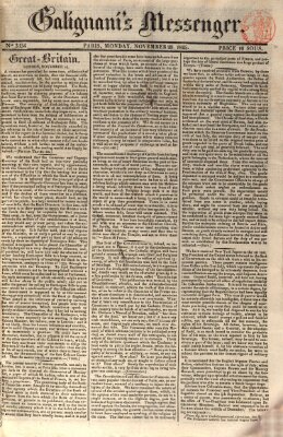 Galignani's messenger Montag 28. November 1825