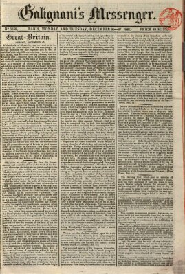 Galignani's messenger Dienstag 27. Dezember 1825