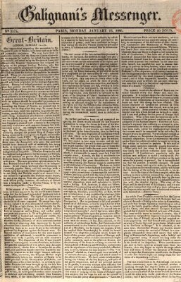 Galignani's messenger Montag 16. Januar 1826