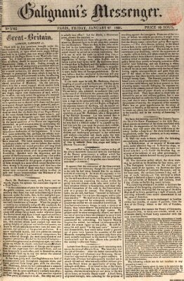 Galignani's messenger Freitag 27. Januar 1826