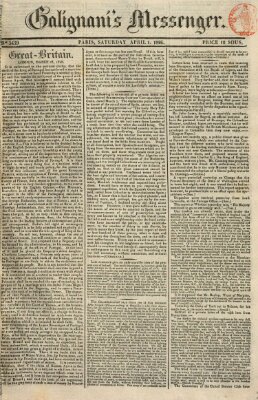 Galignani's messenger Samstag 1. April 1826