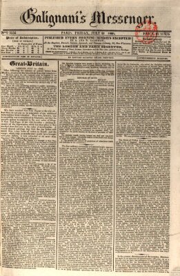 Galignani's messenger Freitag 21. Juli 1826