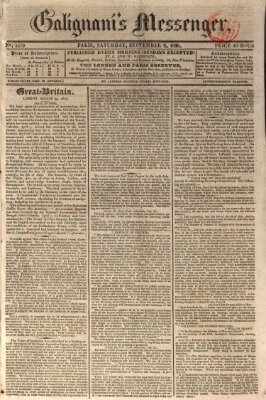 Galignani's messenger Samstag 2. September 1826