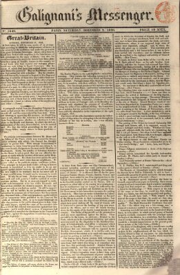 Galignani's messenger Samstag 2. Dezember 1826