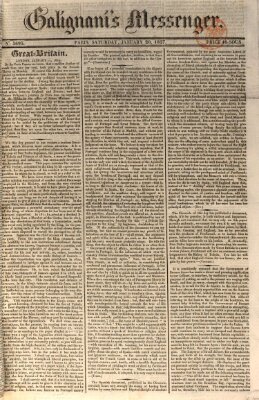 Galignani's messenger Samstag 20. Januar 1827