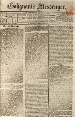 Galignani's messenger Samstag 24. März 1827