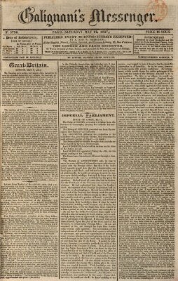 Galignani's messenger Samstag 12. Mai 1827