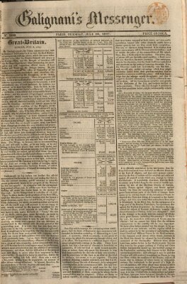 Galignani's messenger Dienstag 10. Juli 1827