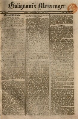 Galignani's messenger Samstag 14. Juli 1827